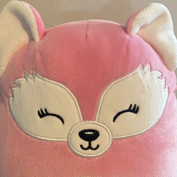 Squishmallows Kellytoy 8" Rhiannon The Pink Fox Plush Stuffed Animal Toy Easter - Picture 2 of 7